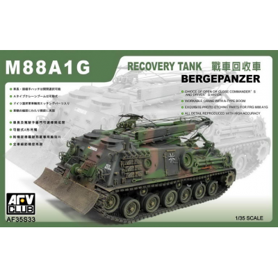M88A1G BERGEPANZER RECOVERY TANK - 1/35 SCALE -AFV